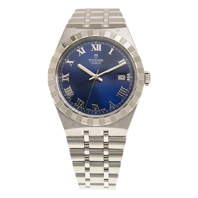 TUDOR Royal 38mm Blue Roman Dial Automatic Bracelet Watch M28500-0005