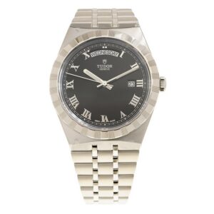 TUDOR Royal Date/Day 41mm Black Roman Dial Men's Automatic Watch M28600-0003
