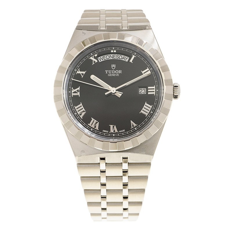 TUDOR Royal Date/Day 41mm Black Roman Dial Men's Automatic Watch M28600-0003