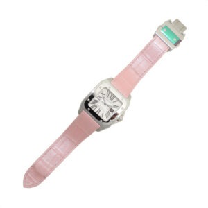 CARTIER SANTOS 100 Pink Strap W20126X8 - United Luxury