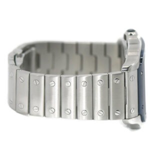 Cartier Santos Large Model Blue Skeleton Watch W2SA0009 - United Luxury