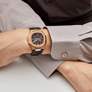Patek Grey Leather Replica