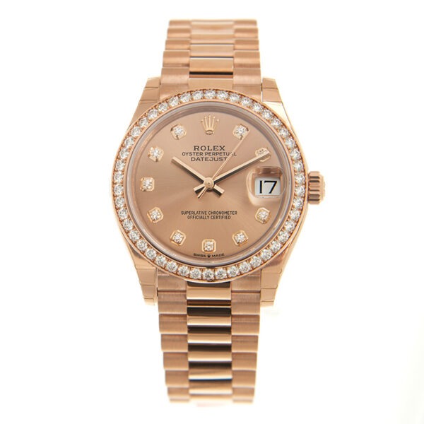RLX Datejust m278285RBR-0025 Rosé Dial 31mm