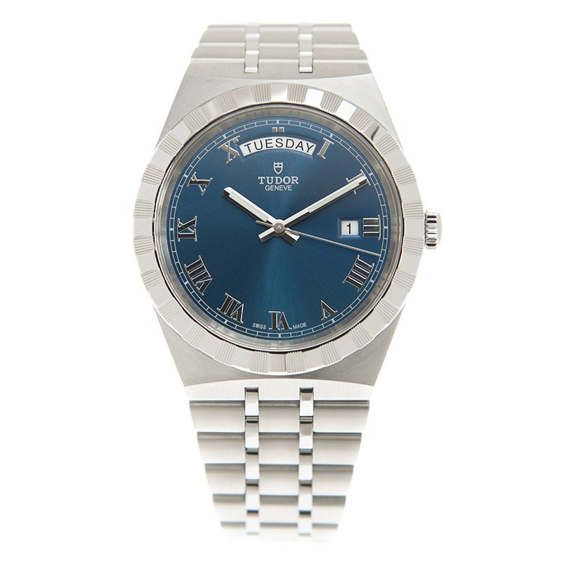 TUDOR Royal Date/Day 41mm Blue Roman Dial Men's Automatic Watch M28600-0005