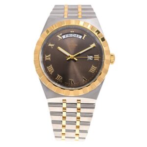 TUDOR Royal Date/Day 41mm S&G Brown Roman Dial Automatic Watch M28603-0007