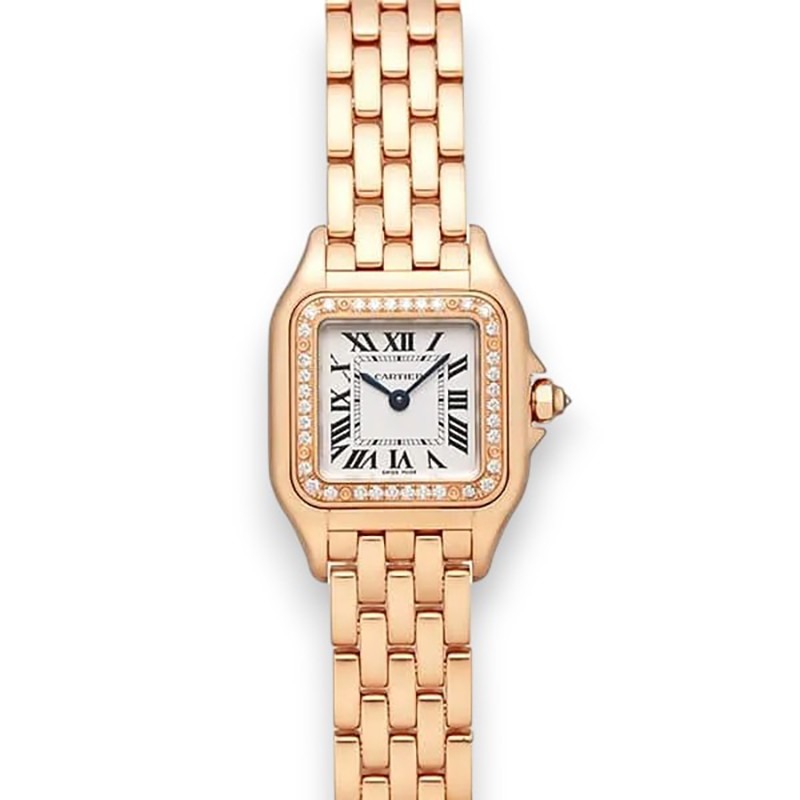CARTIER PANTHERE Small Model Rose Gold Diamond WJPN0049 - United Luxury