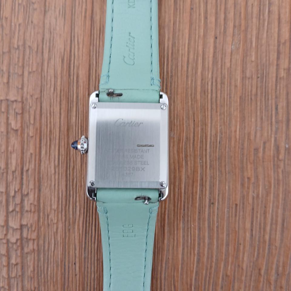 Cartier Tank Must Watch Small Model Green WSTA0061 - United Luxury