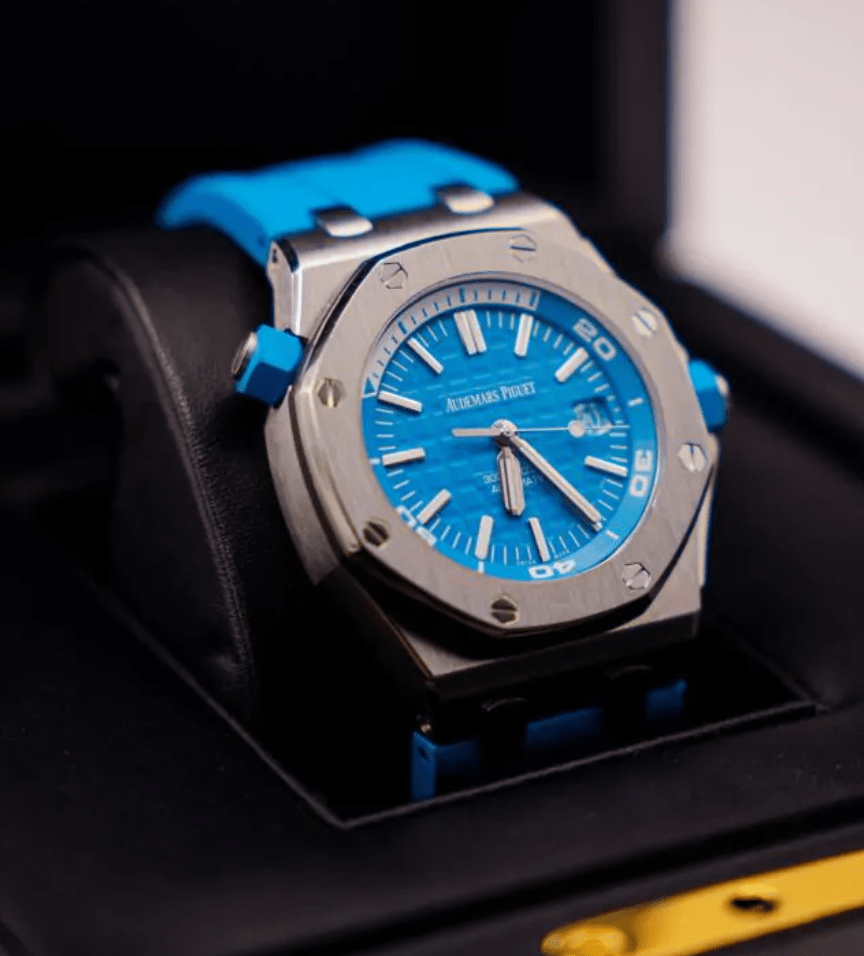 A&P OFFSHORE DIVER Turquoise Blue Dial 42mm