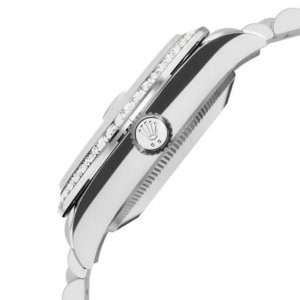 RLX Datejust m278289RBR-0006 Dark Grey Dial White Gold President Watch