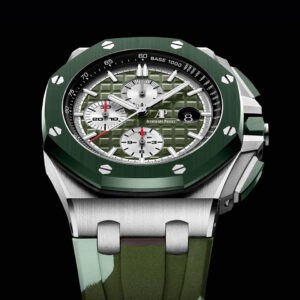 A&P OFFSHORE Khaki Green Camouflage Dial CHRONOGRAPH 44mm