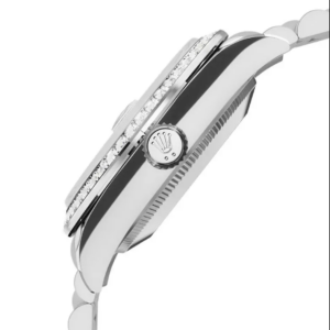 RLX Datejust m278289RBR-0021 Silver Dial White Gold President Watch