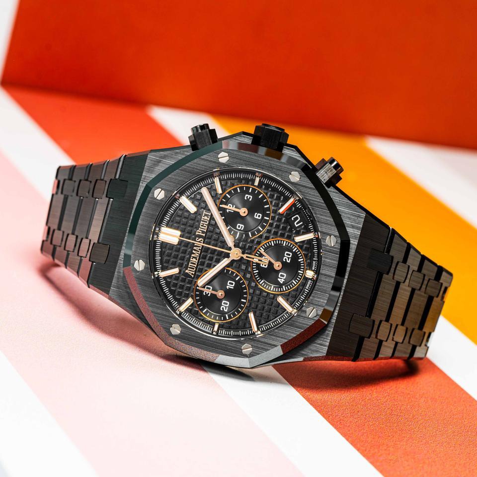 A&P ROYAL OAK Black Ceramic CHRONOGRAPH 41mm