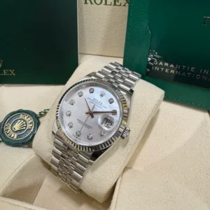 RLX Datejust 36mm 126234 Mother of Pearl Diamond Dial Oyster Stainless Steel