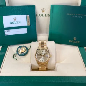 RLX Datejust m278278-0009 Champagne 31mm Dial President Bracelet Watch