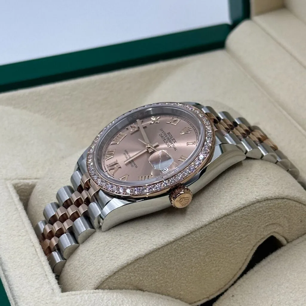 RLX Datejust 36mm 126281 Rose Dial Oyster 36mm Bracelet