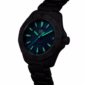 TAG Heuer Aquaracer Professional 200 Solargraph Titanium 40mm Mens Watch Blue WBP1182.BF0000