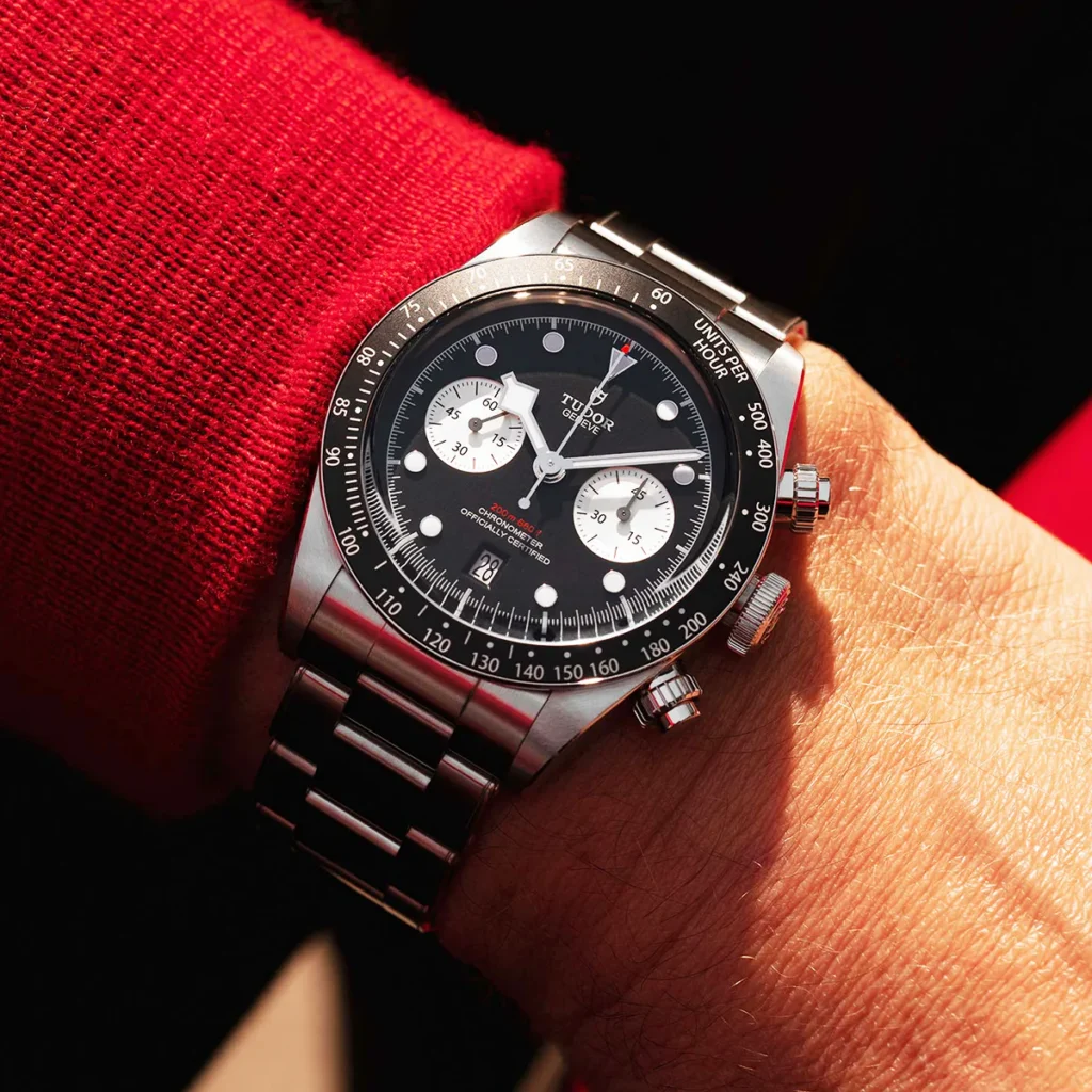 TUDOR Black Bay Chrono 41mm Black/Silver Dial Men's Automatic Bracelet Watch M79360N-0001