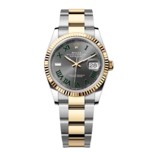 RLX Datejust 36mm 126233 Wimbledon Slate Dial Oyster Bracelet Watch