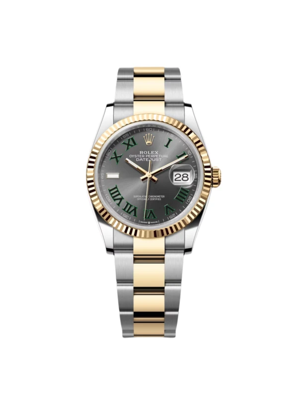 RLX Datejust 36mm 126233 Wimbledon Slate Dial Oyster Bracelet Watch