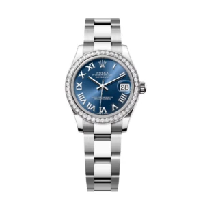 RLX Datejust m278384RBR-0037/0038 Bright Blue 31mm Dial Oyster Watch