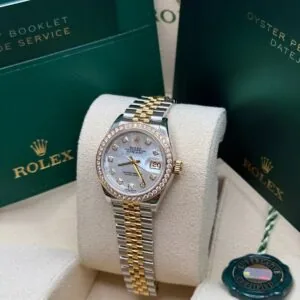 RLX Lady-Datejust 31mm 279383RBR Mother-of-Pearl Dial Yellow Rolesor Oyster Bracelet