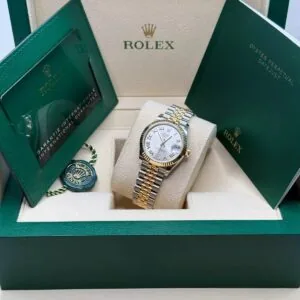 RLX Datejust m278273-0003/0004 31mm Silver Dial Stainless Steel and Yellow Gold Oyster Watch