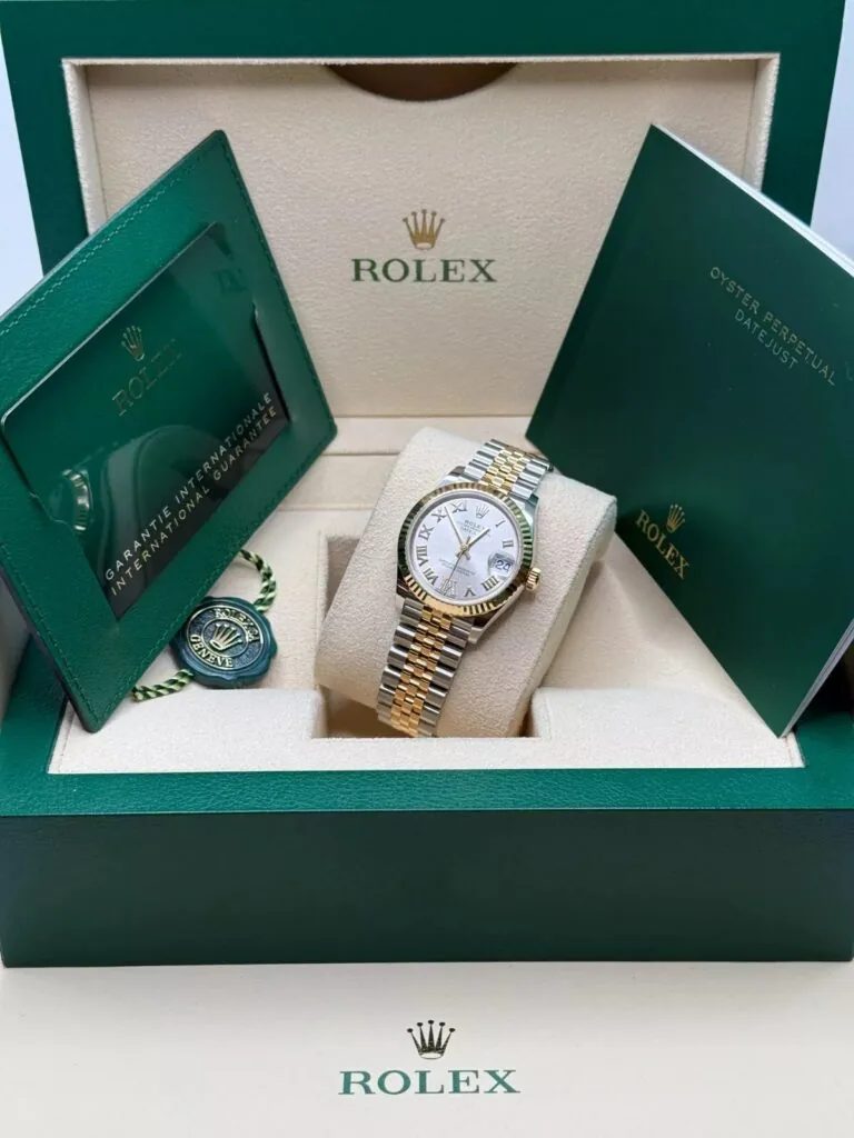 RLX Datejust m278273-0003/0004 31mm Silver Dial Stainless Steel and Yellow Gold Oyster Watch
