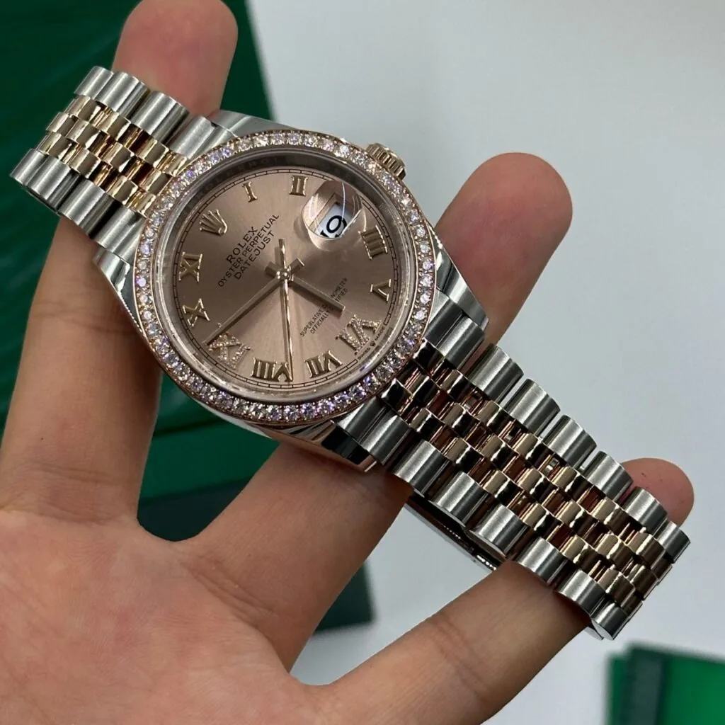 RLX Datejust 36mm 126281 Rose Dial Oyster 36mm Bracelet