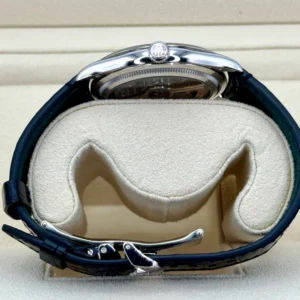 Rolex 1908 White Gold Black Dial Black Alligator Strap - 52509-0002