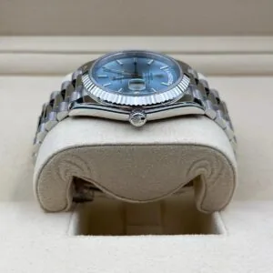 RLX Day-Date "President" 40mm Platinum Ice Blue Index Dial - 228236