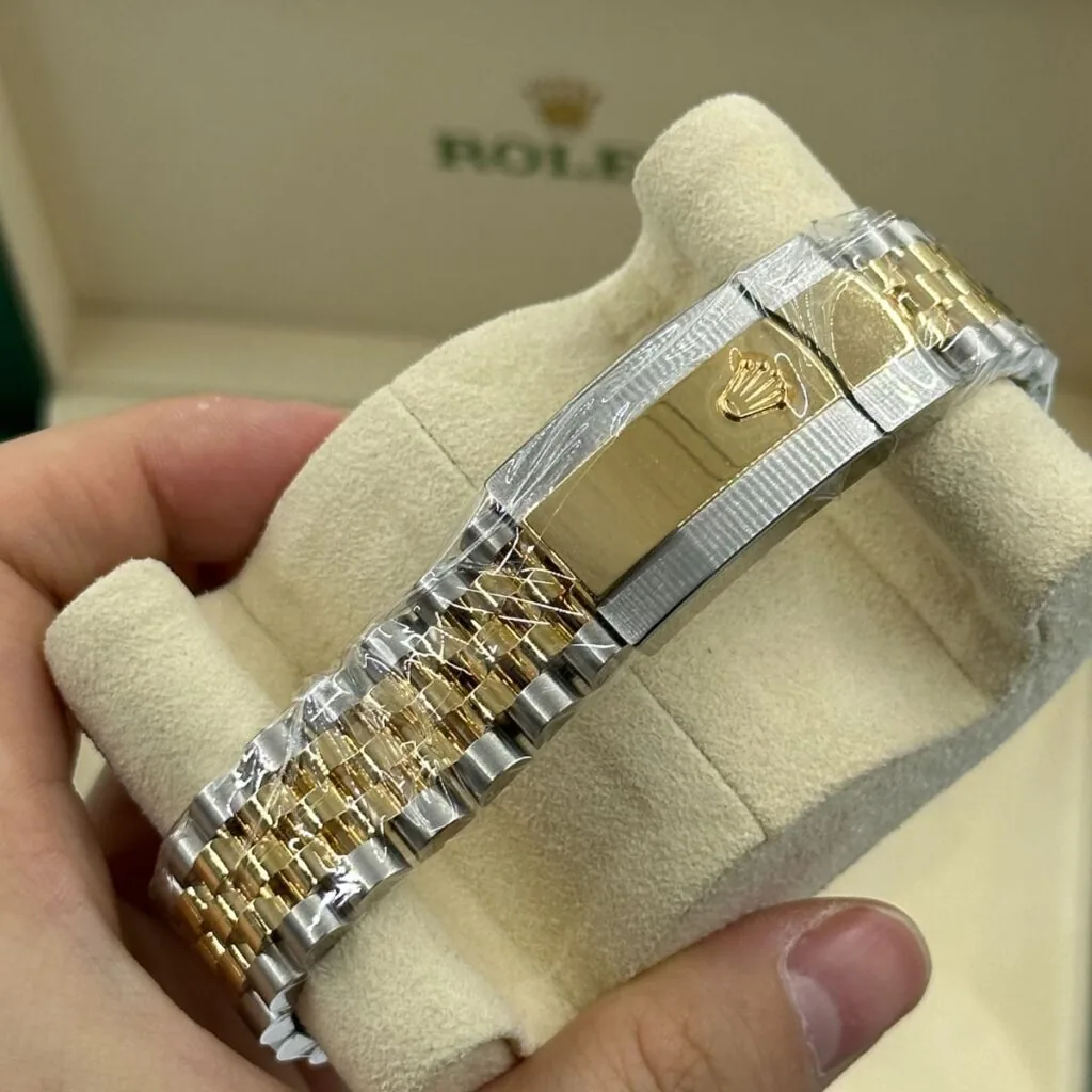 RLX Datejust 36mm 126203 Golden Fluted Dial Domed Bezel Oyster Bracelet