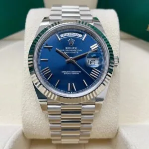 RLX Day-Date "President" 40mm Blue Roman Dial 228236-0007