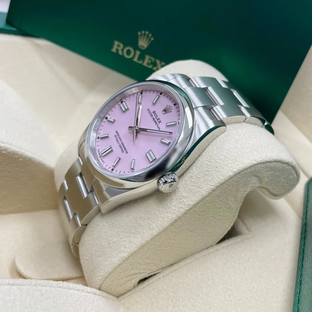 RLX Oyster Perpetual 36mm 126000-0008 Candy Pink Dial Oyster Stainless Steel