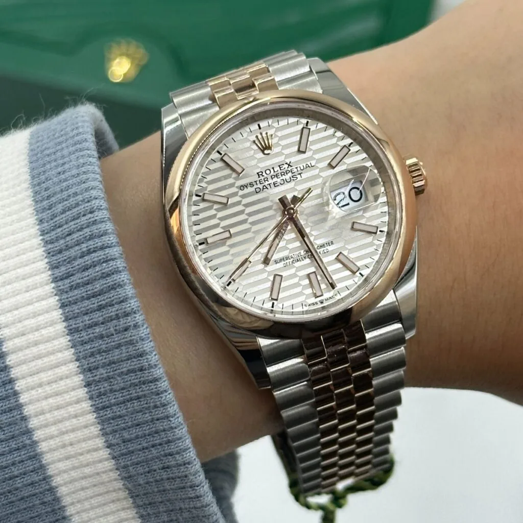 RLX Datejust 36mm 126201 Silver Dial Oyster Bracelet Watch