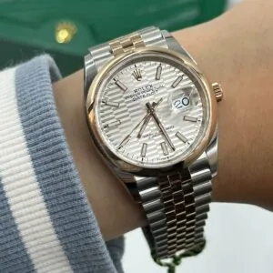 RLX Datejust 36mm 126201 Silver Dial Oyster Bracelet Watch