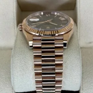 RLX Day-Date "President" 40mm Everose Gold Chocolate Roman Dial - 228235