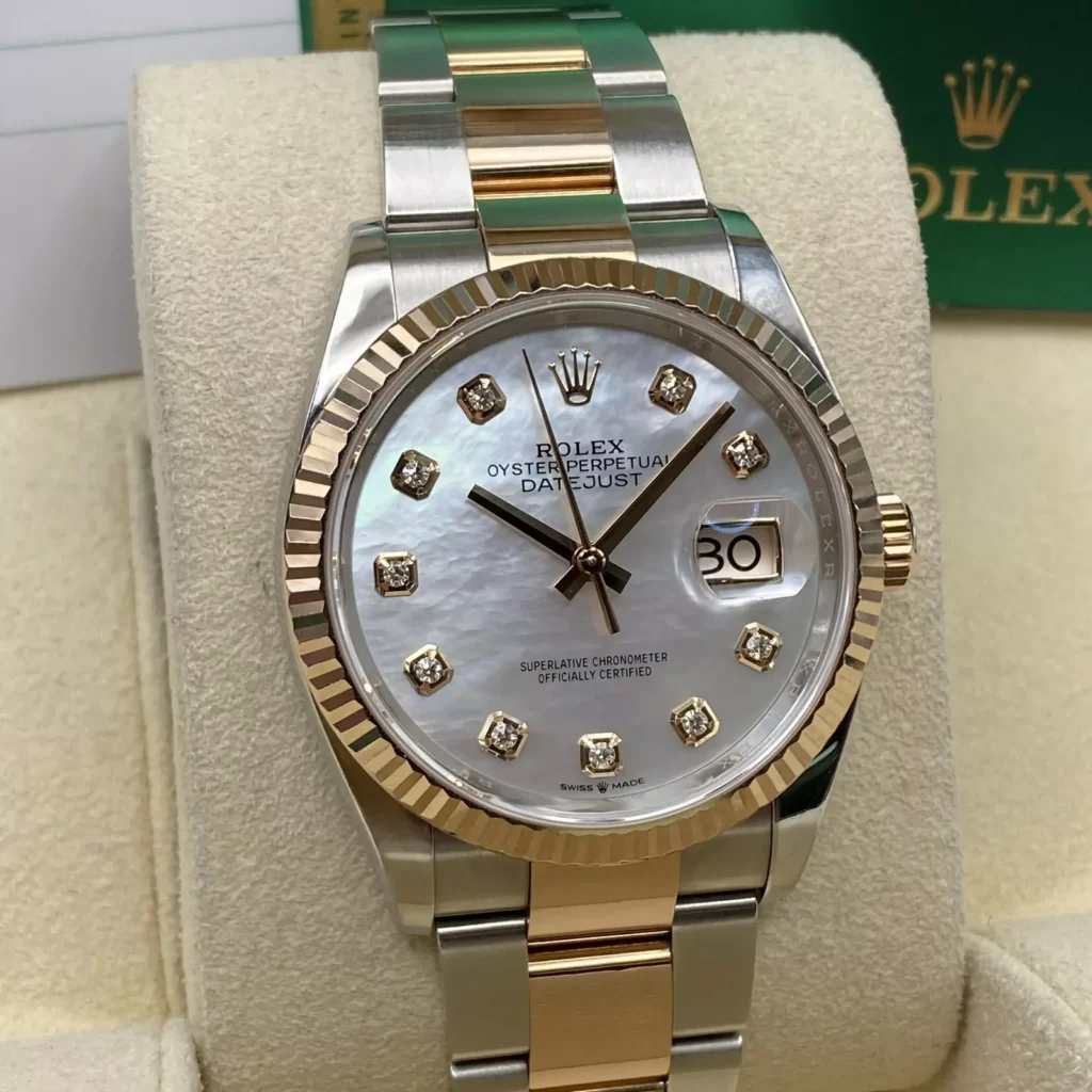 RLX Datejust 36mm 126231 Mother-of-Pearl Dial Jubilee Bracelet