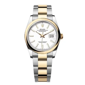 RLX Datejust 36mm 126203 White Dial Domed Bezel Jubilee Bracelet