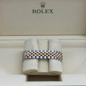 RLX Lady-Datejust 31mm 279161 Chocolate Roman Dial, Two Tone Stainless Steel & 18K Rose Gold Oyster Bracelet Women's Watch