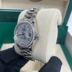 RLX Datejust m278289RBR-0005 31mm Datejust Diamond Bezel MOP Dial