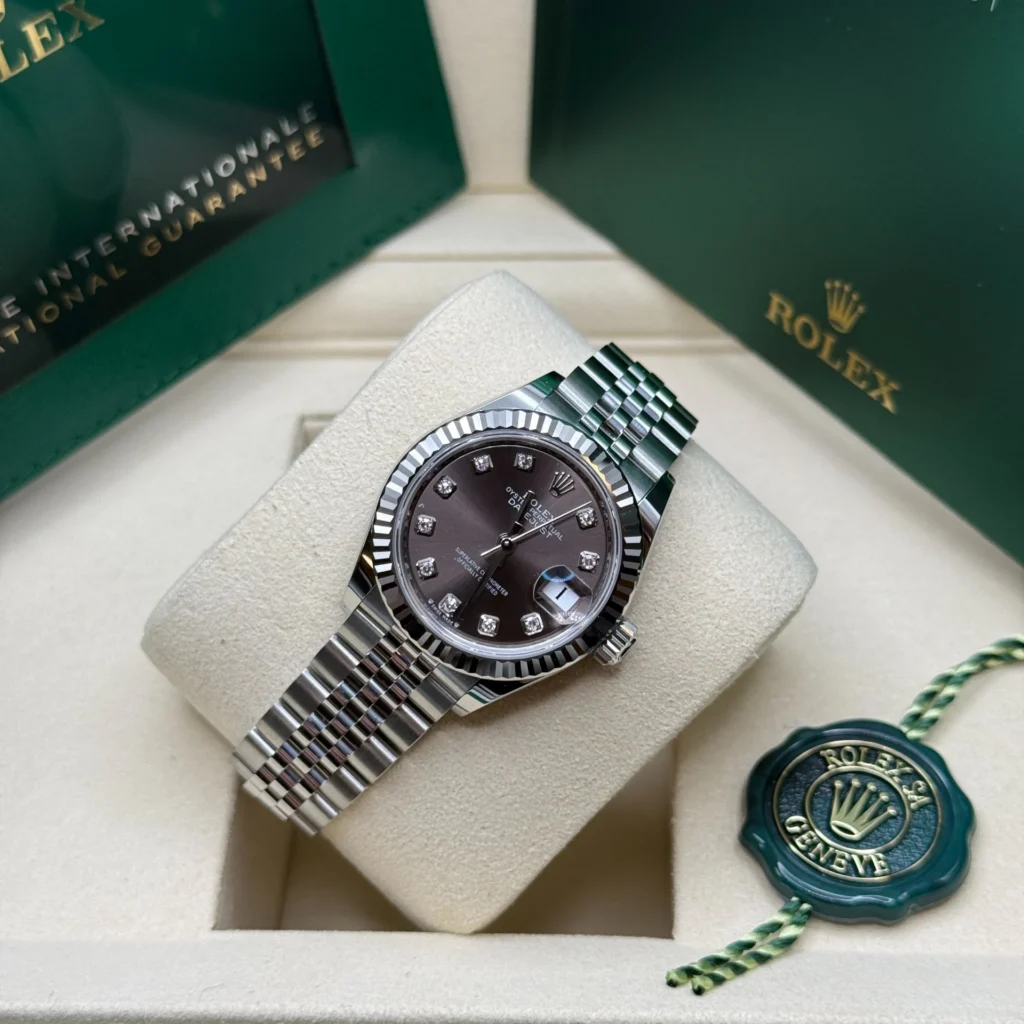 RLX Lady-Datejust 31mm 279174 Dark Grey Diamond Dial Oyster Bracelet