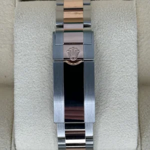 RLX Yacht-Master 37mm Steel and Everose Gold Watch - Black Dial - Oyster Bracelet 268621