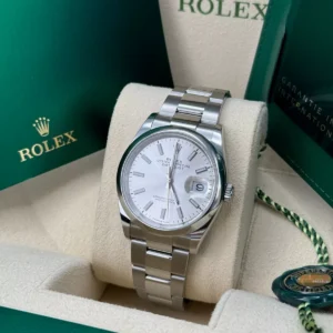 RLX Datejust 36mm 126200 Oyster Perpetual Silver Dial Jubilee Stainless Steel