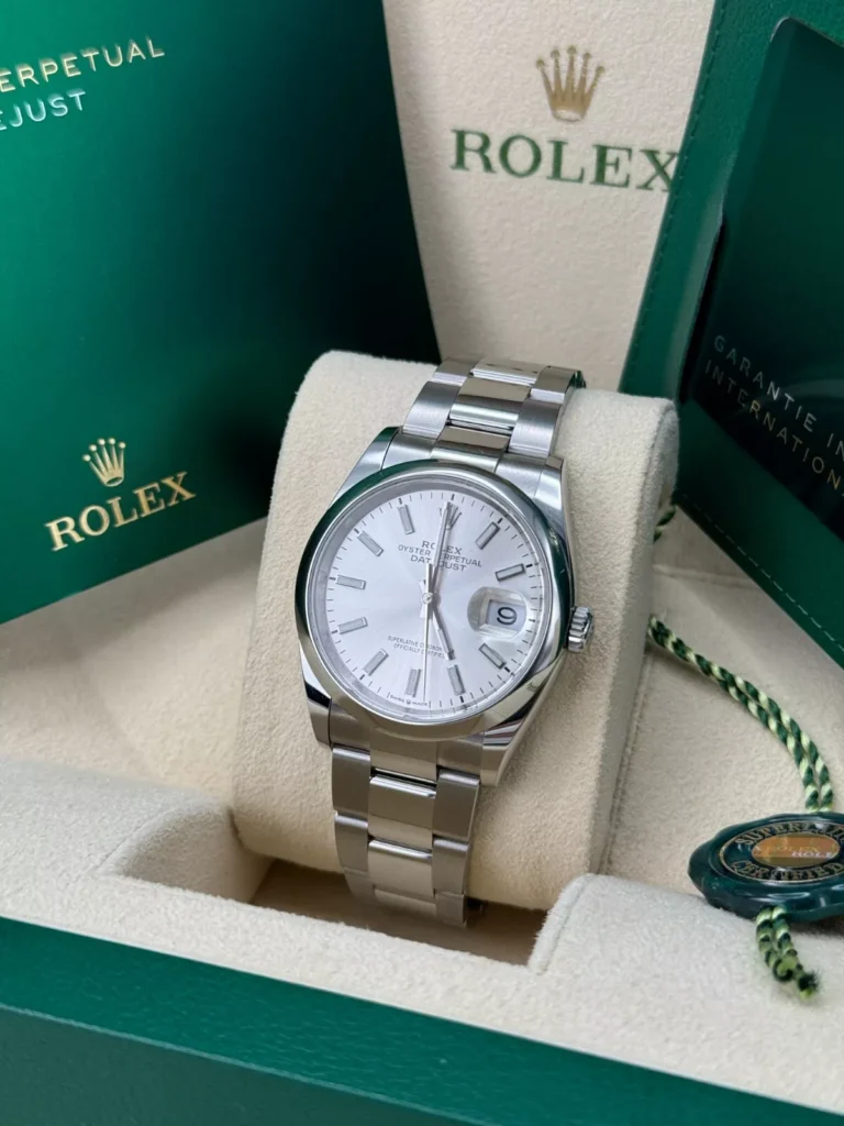 RLX Datejust 36mm 126200 Oyster Perpetual Silver Dial Jubilee Stainless Steel