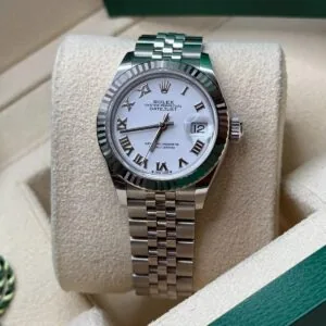 RLX Lady-Datejust 31mm 279174 White Roman Dial Oyster Bracelet