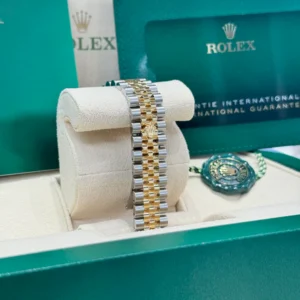 RLX Datejust m278273-0015/0016 31mm Olive Green Dial Stainless Steel and Yellow Gold Oyster Watch