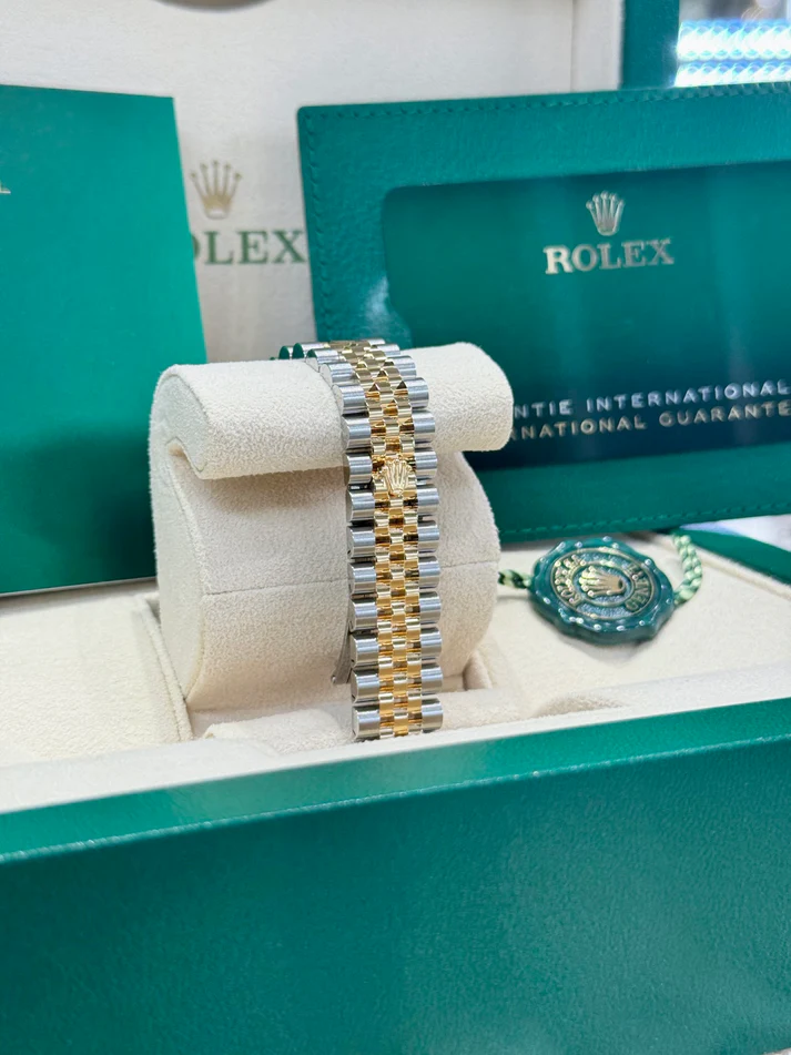RLX Datejust m278273-0015/0016 31mm Olive Green Dial Stainless Steel and Yellow Gold Oyster Watch