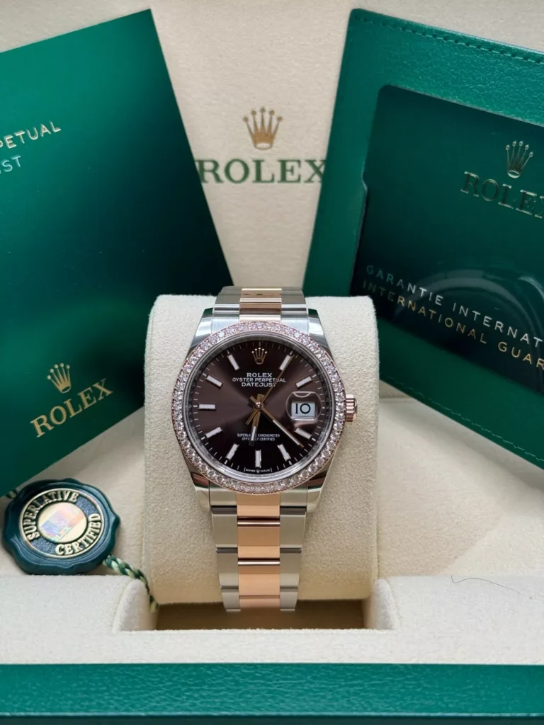 RLX Datejust 36mm 126281 Chocolate Dial Oyster Bracelet