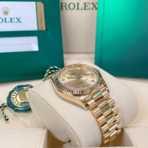RLX Datejust m278278-0009 Champagne 31mm Dial President Bracelet Watch