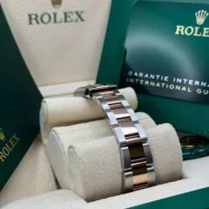 RLX Datejust m278381-0025/0026 Mother-of-Pearl Diamond 31mm Dial Diamond-Set Bezel and Oyster Bracelet Watch